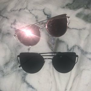 2 pairs of super cute sunglasses